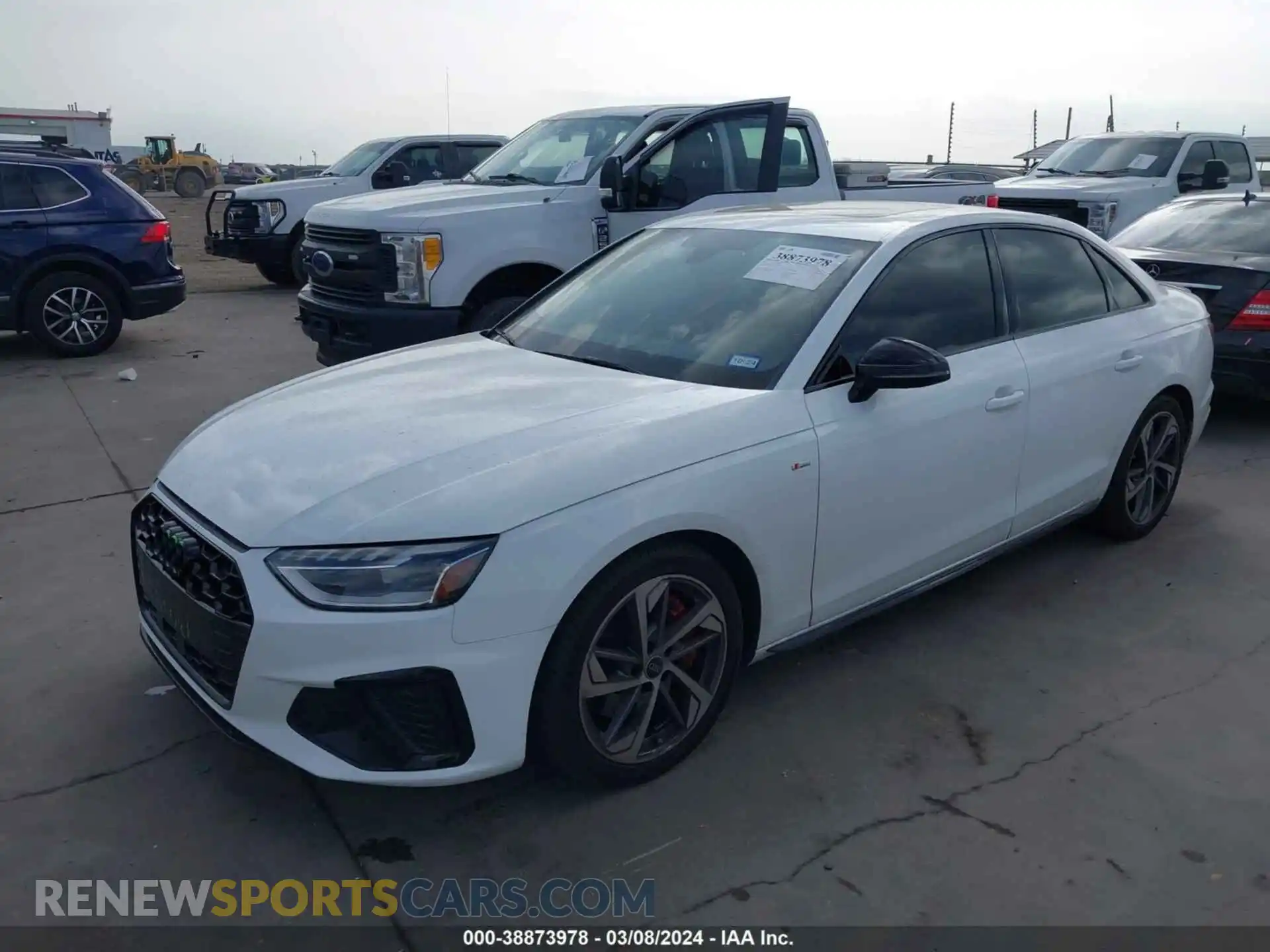 2 Photograph of a damaged car WAUEAAF40PA004425 AUDI A4 2023