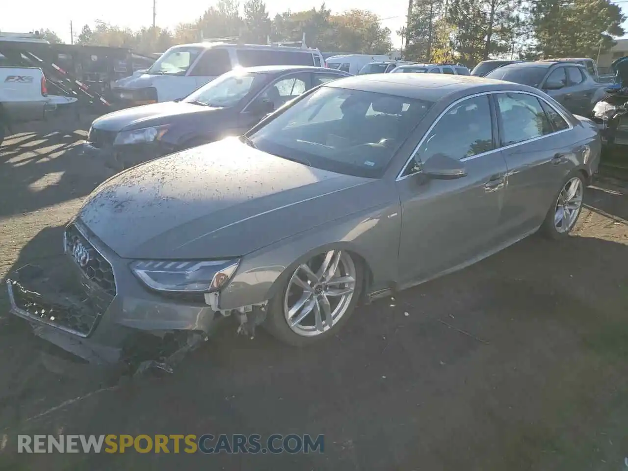 1 Photograph of a damaged car WAUEAAF40PN001646 AUDI A4 2023