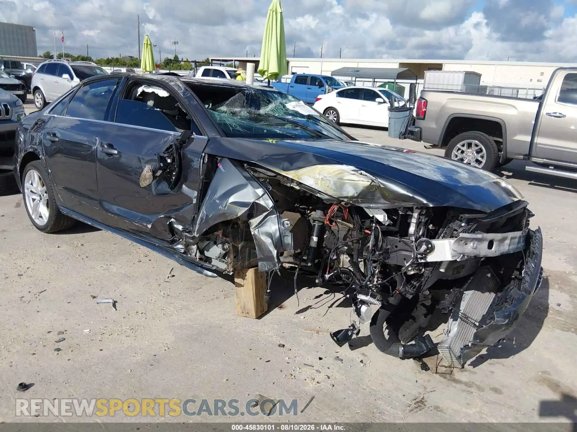 1 fotografías del automóvil dañado WAUEAAF40PN014543 AUDI A4 2023