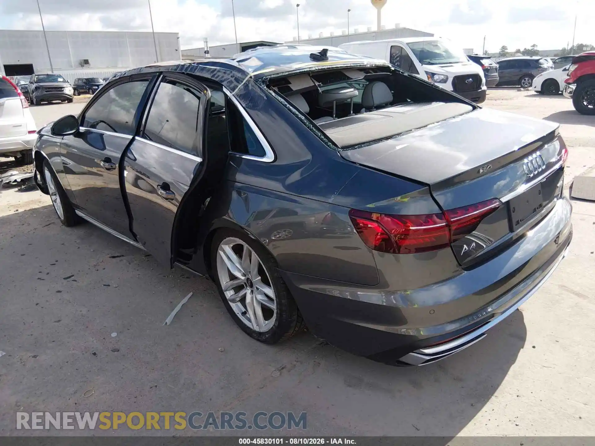 3 fotografías del automóvil dañado WAUEAAF40PN014543 AUDI A4 2023