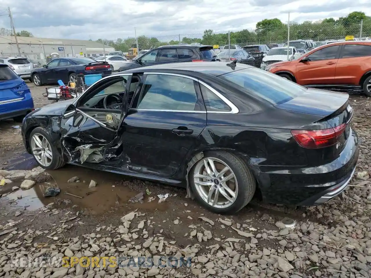 2 Photograph of a damaged car WAUEAAF40PN016504 AUDI A4 2023