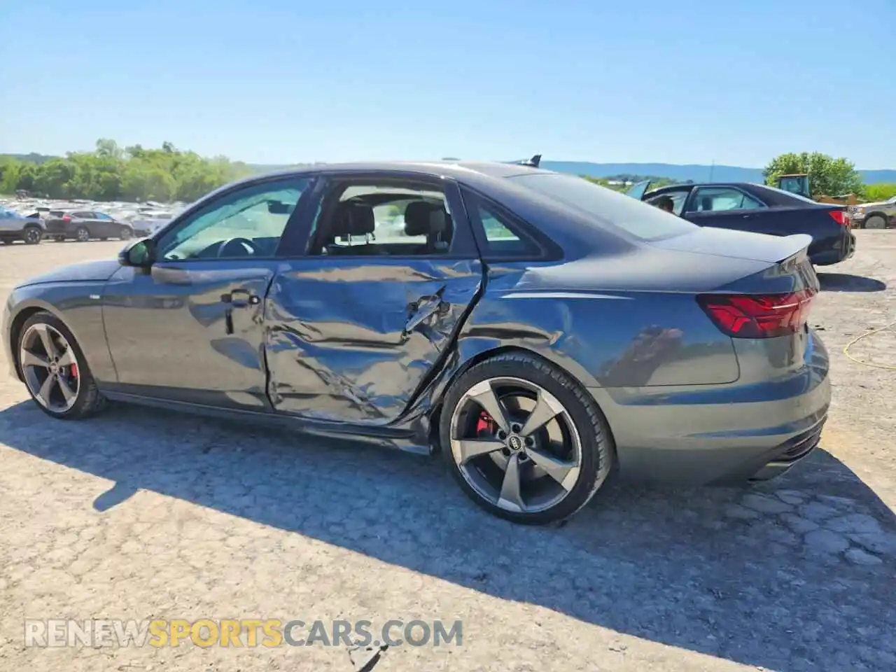 2 Photograph of a damaged car WAUEAAF41PA007110 AUDI A4 2023