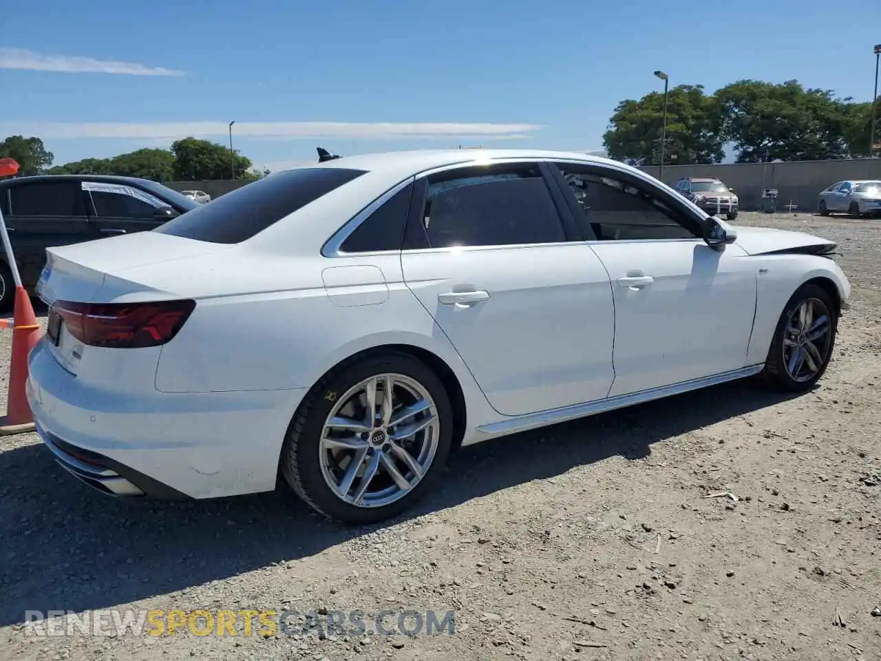 3 Photograph of a damaged car WAUEAAF41PA036476 AUDI A4 2023