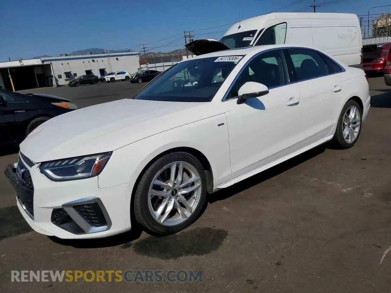 1 fotografías del automóvil dañado WAUEAAF41PN002076 AUDI A4 2023