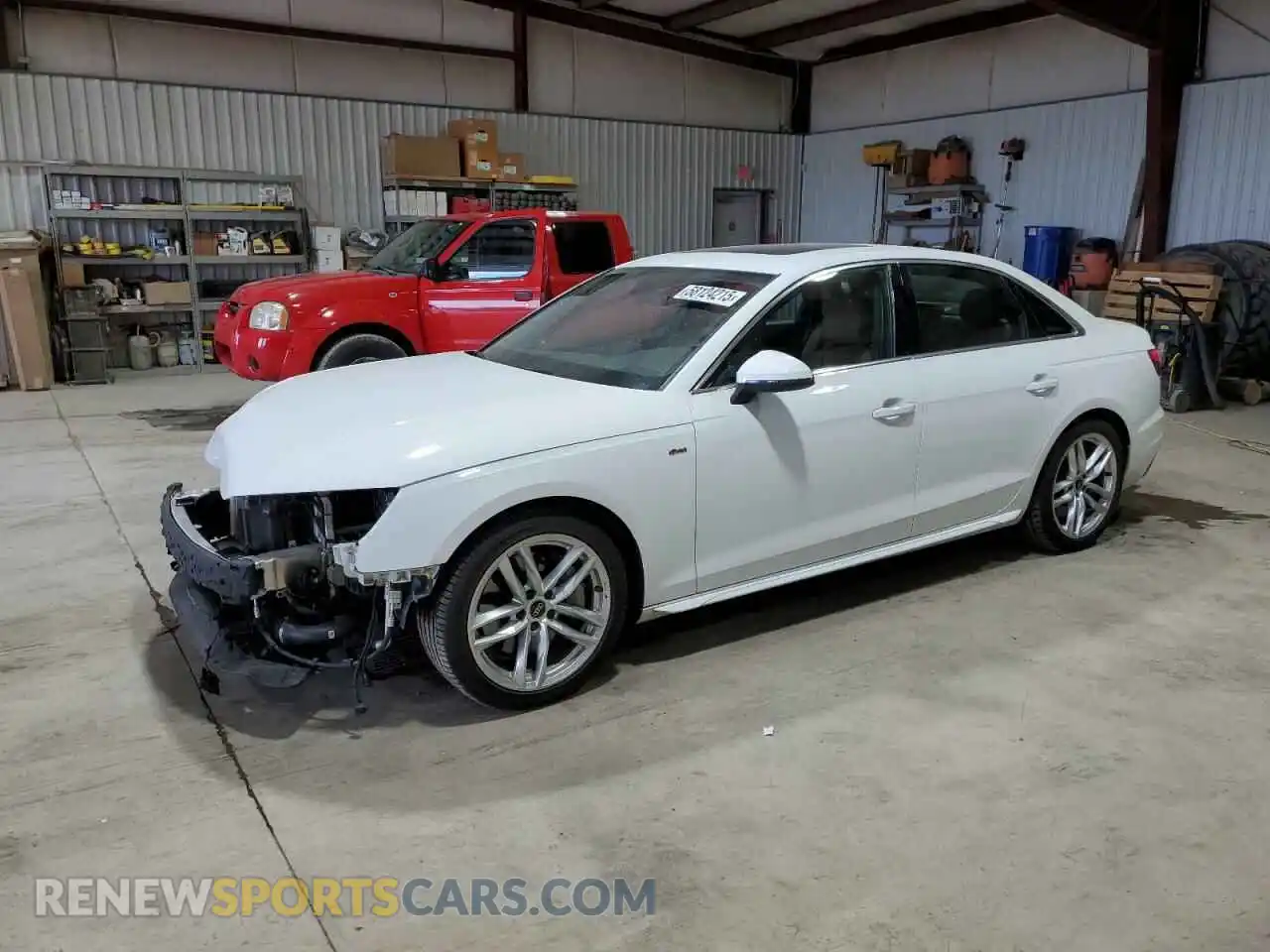 1 Photograph of a damaged car WAUEAAF41PN002790 AUDI A4 2023