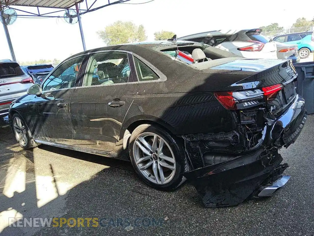 2 Photograph of a damaged car WAUEAAF41PN005589 AUDI A4 2023