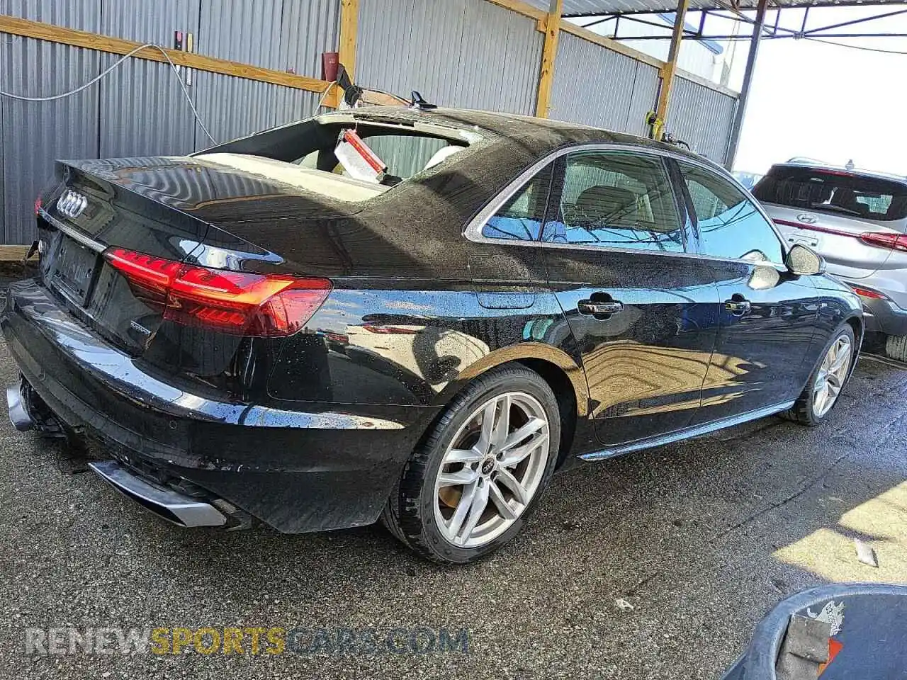 3 Photograph of a damaged car WAUEAAF41PN005589 AUDI A4 2023