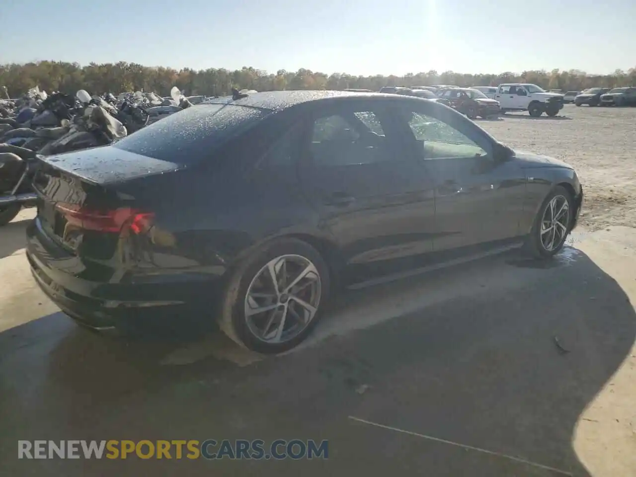 3 Photograph of a damaged car WAUEAAF42PA009870 AUDI A4 2023