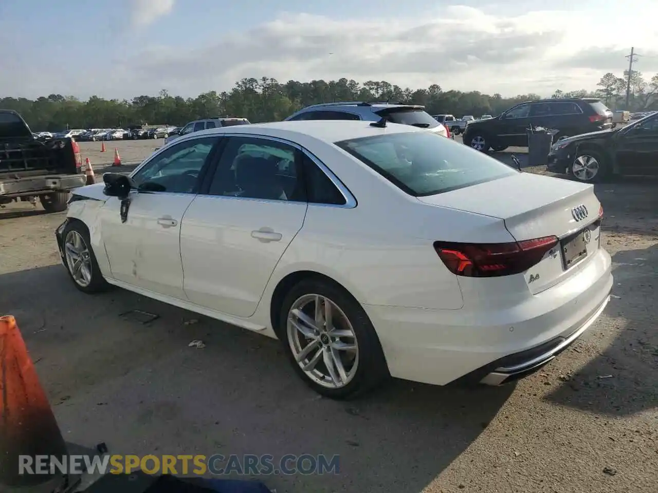 2 Photograph of a damaged car WAUEAAF42PA020089 AUDI A4 2023