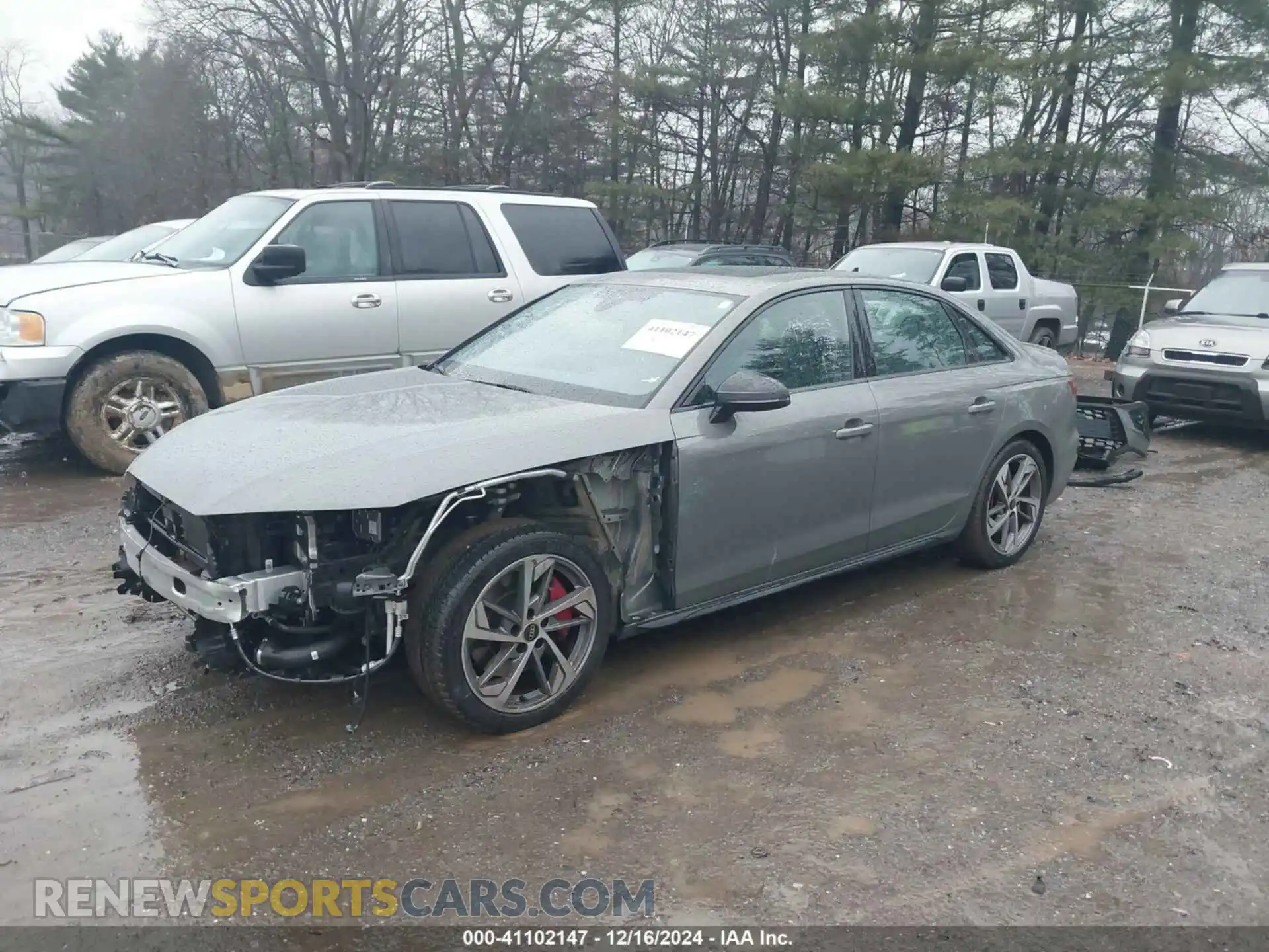 2 Photograph of a damaged car WAUEAAF42PA024823 AUDI A4 2023