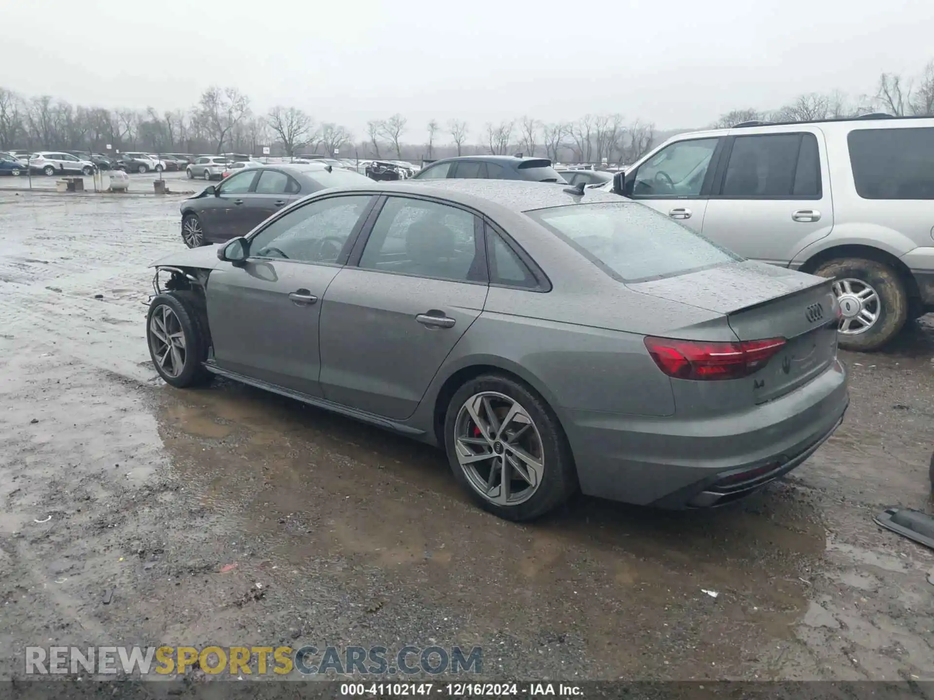 3 Photograph of a damaged car WAUEAAF42PA024823 AUDI A4 2023