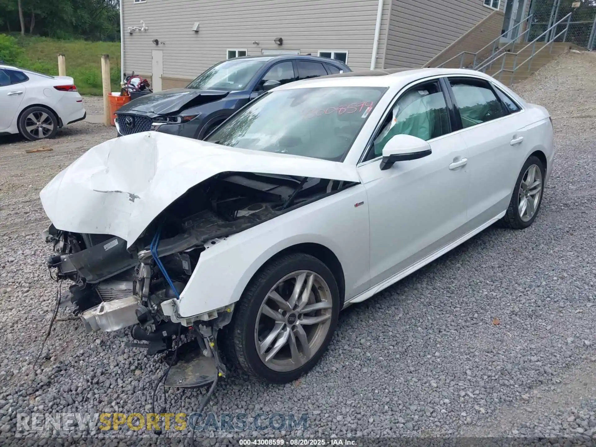 2 Photograph of a damaged car WAUEAAF42PN003060 AUDI A4 2023
