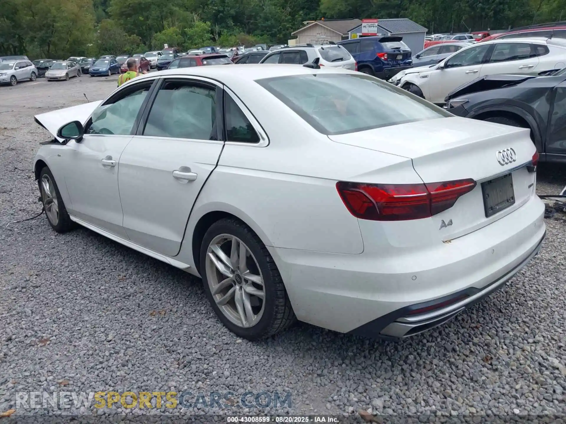 3 Photograph of a damaged car WAUEAAF42PN003060 AUDI A4 2023