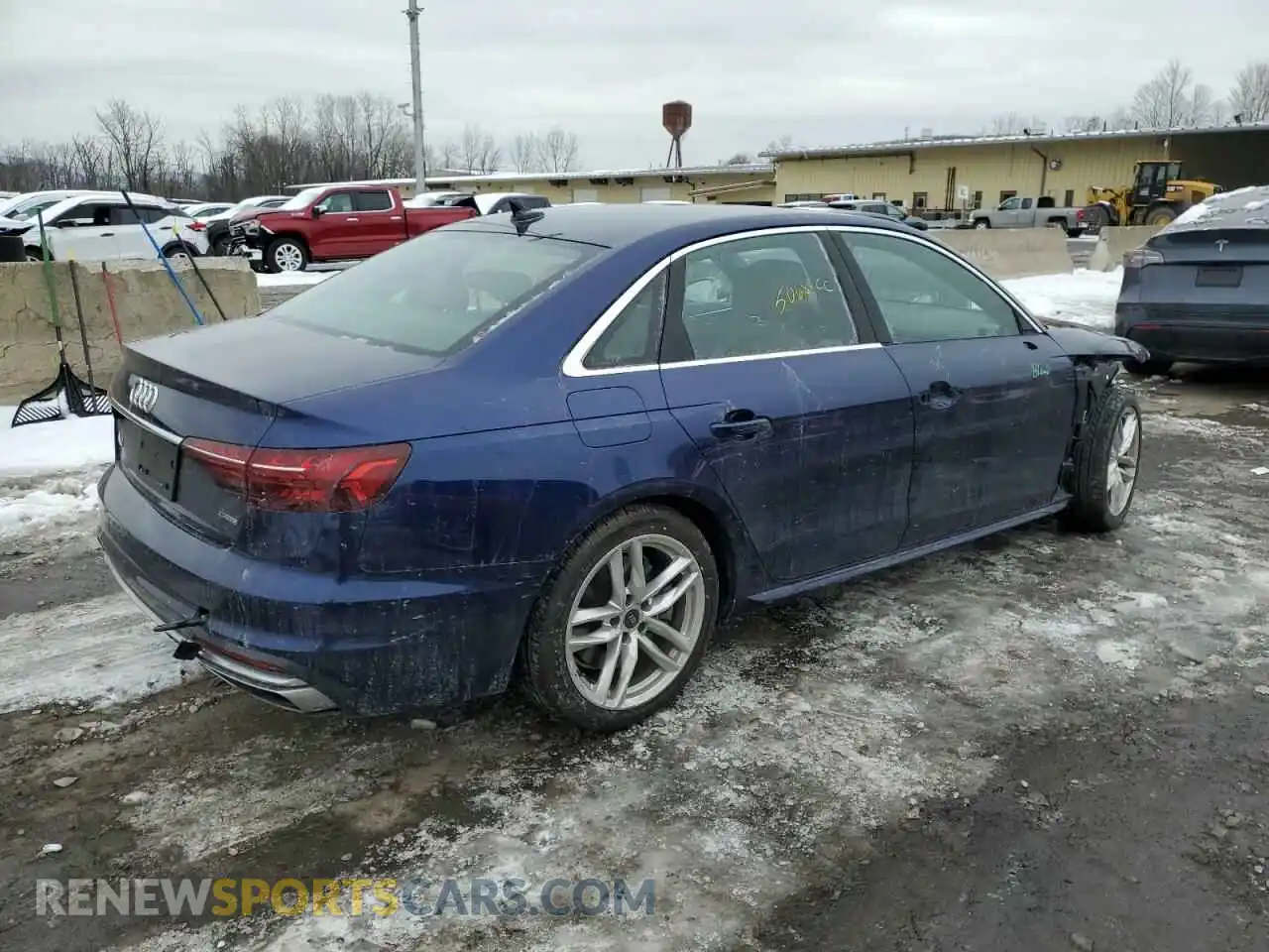 3 Photograph of a damaged car WAUEAAF42PN009036 AUDI A4 2023