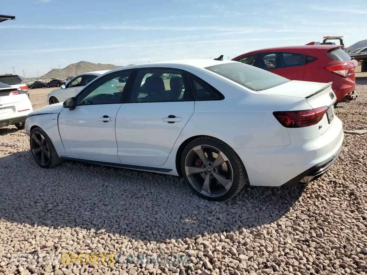 2 Photograph of a damaged car WAUEAAF42PN023258 AUDI A4 2023
