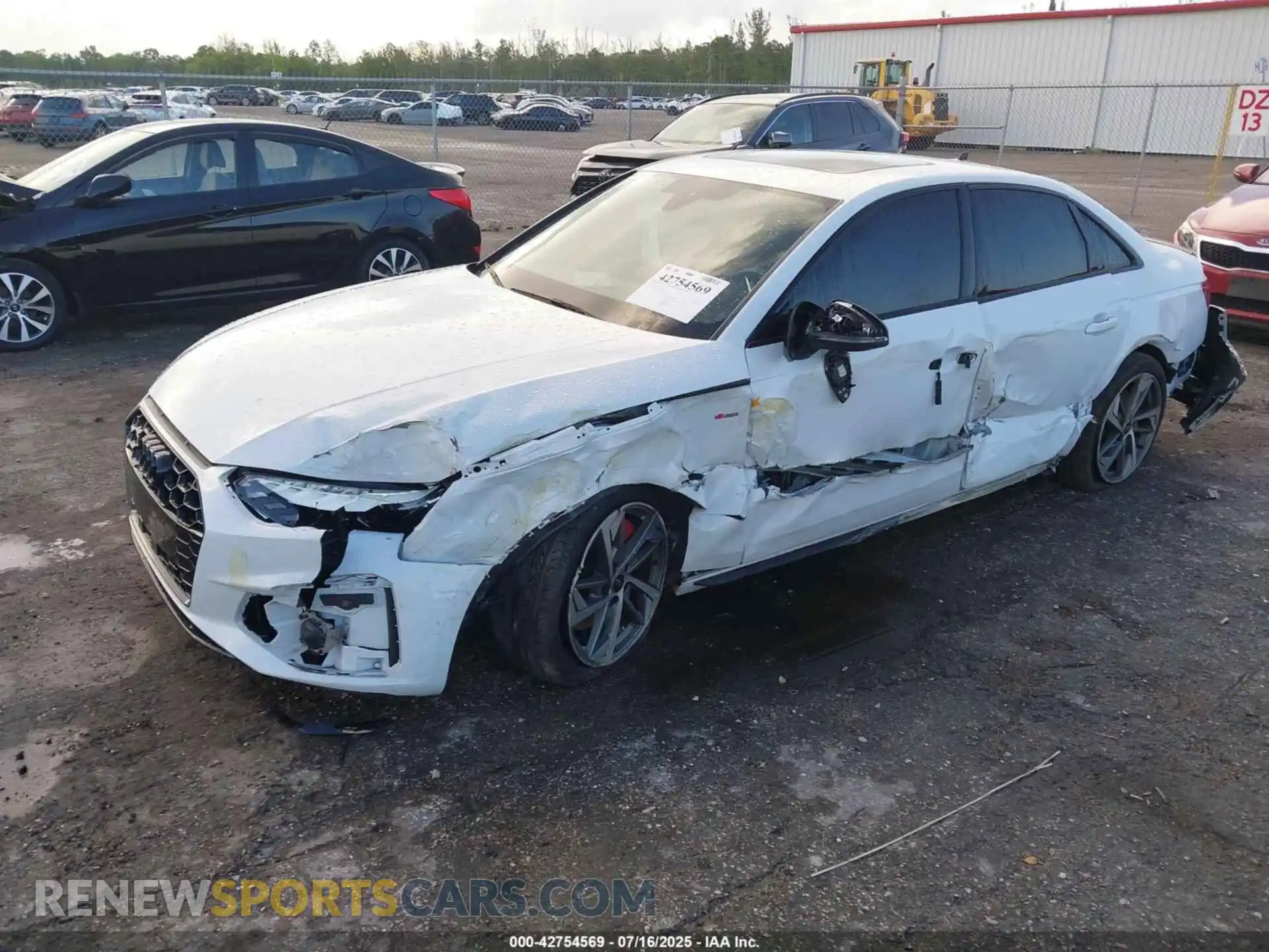 2 Photograph of a damaged car WAUEAAF43PA060018 AUDI A4 2023