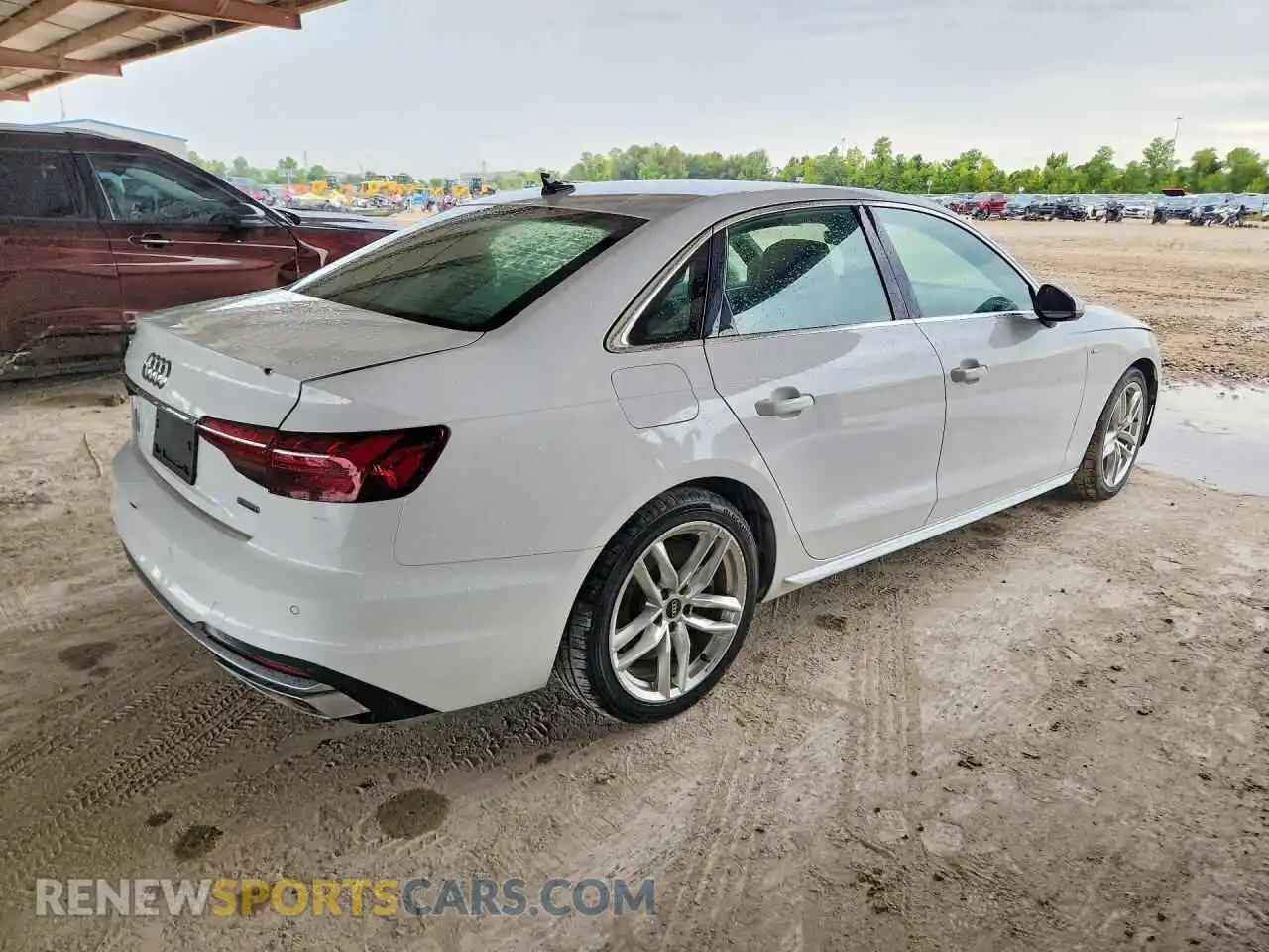 3 Photograph of a damaged car WAUEAAF43PN006842 AUDI A4 2023