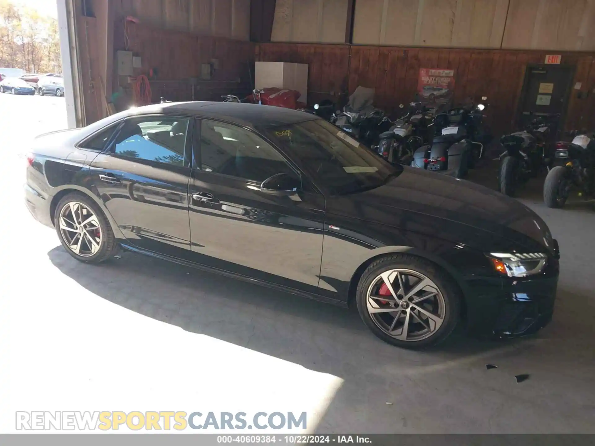 1 Photograph of a damaged car WAUEAAF44PA008364 AUDI A4 2023