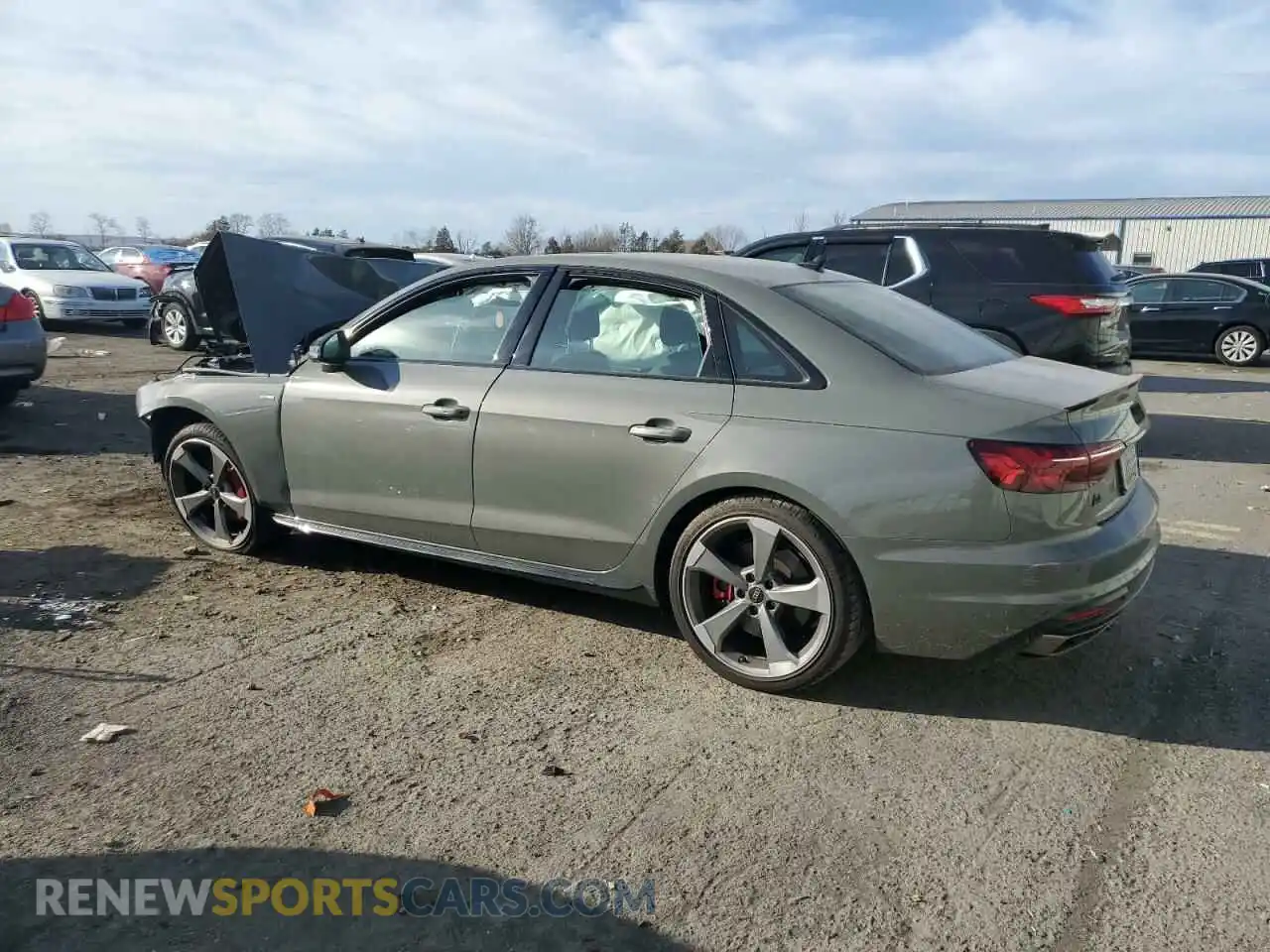 2 Photograph of a damaged car WAUEAAF44PA033930 AUDI A4 2023