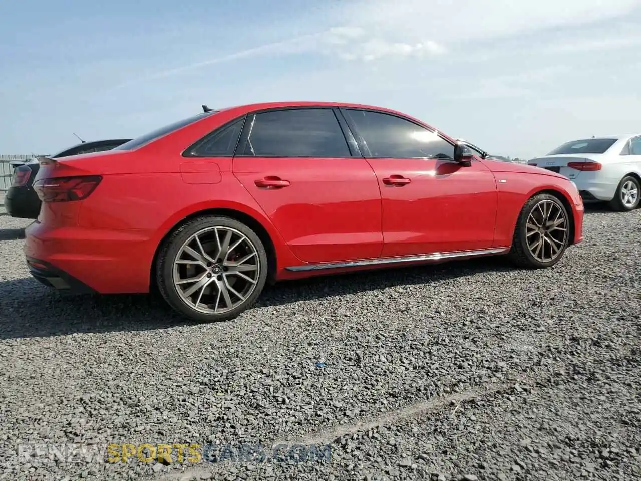 3 Photograph of a damaged car WAUEAAF44PA036908 AUDI A4 2023