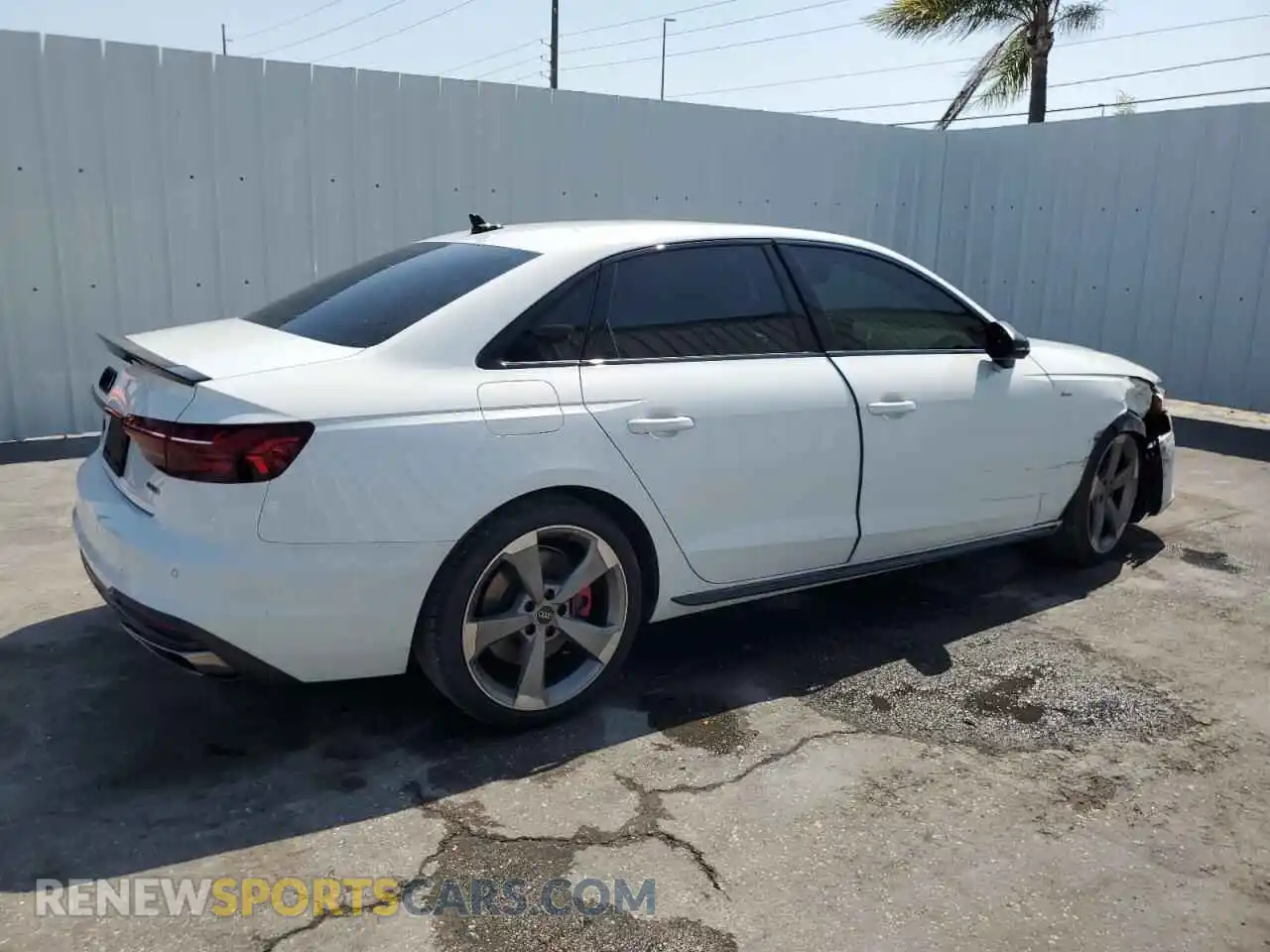 3 Photograph of a damaged car WAUEAAF44PA063378 AUDI A4 2023