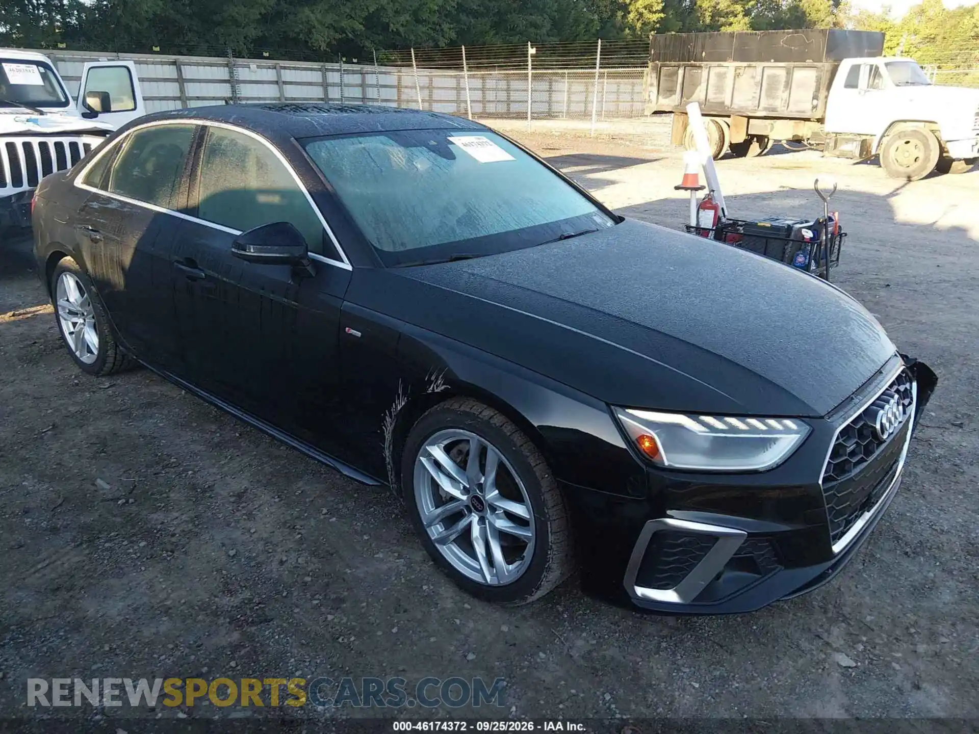 1 Photograph of a damaged car WAUEAAF44PN003366 AUDI A4 2023