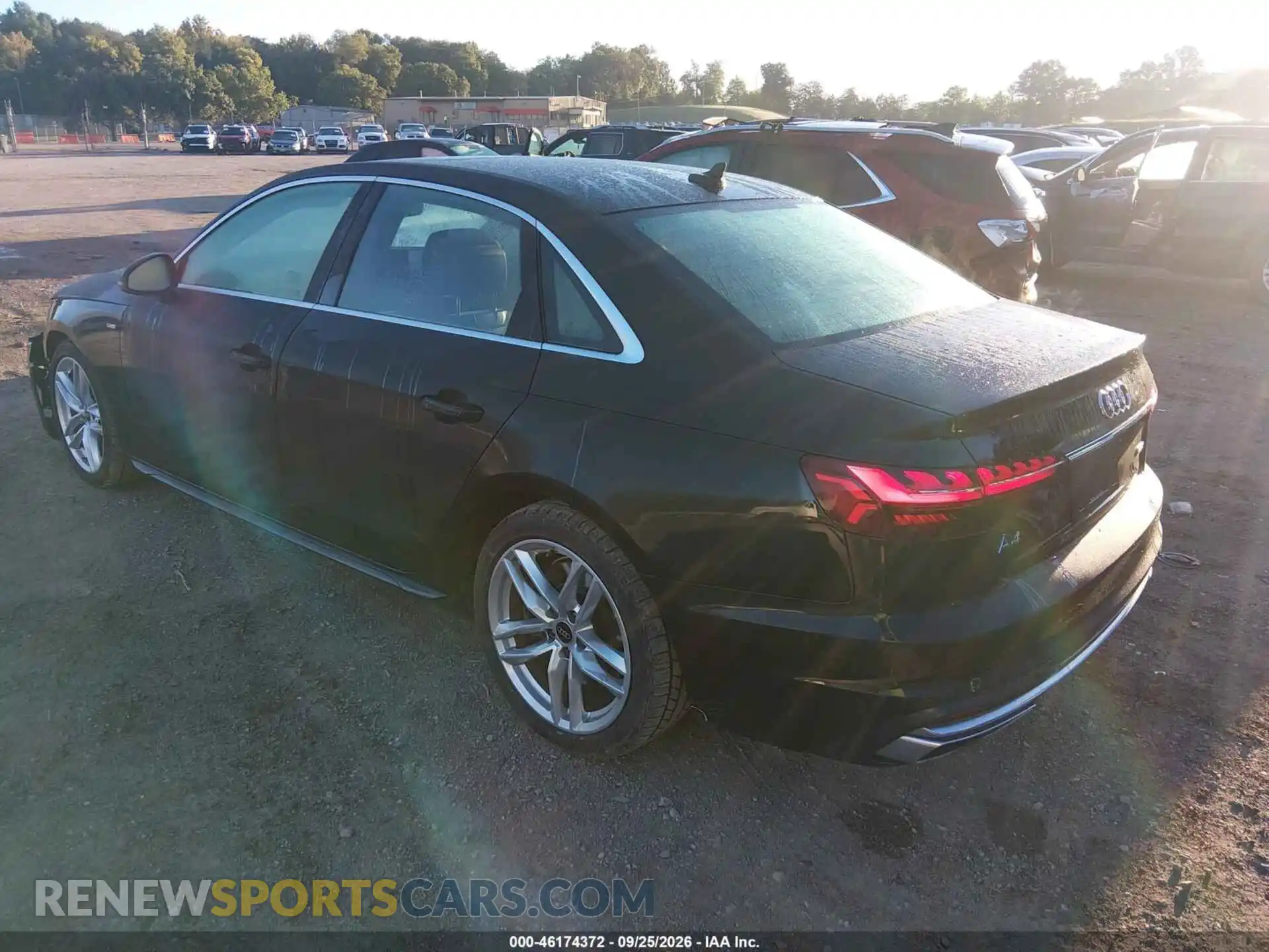 3 Photograph of a damaged car WAUEAAF44PN003366 AUDI A4 2023