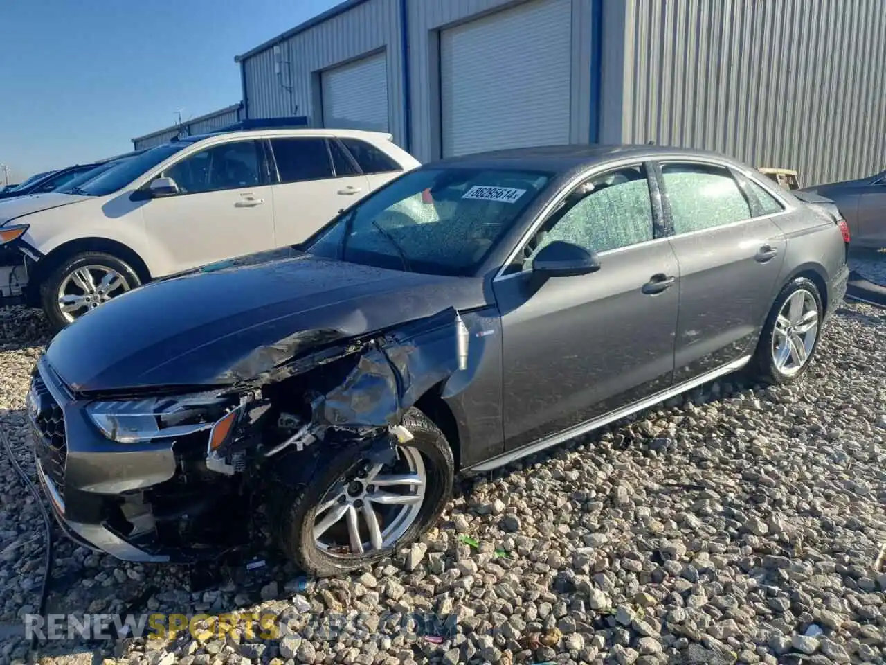 1 Photograph of a damaged car WAUEAAF44PN007420 AUDI A4 2023