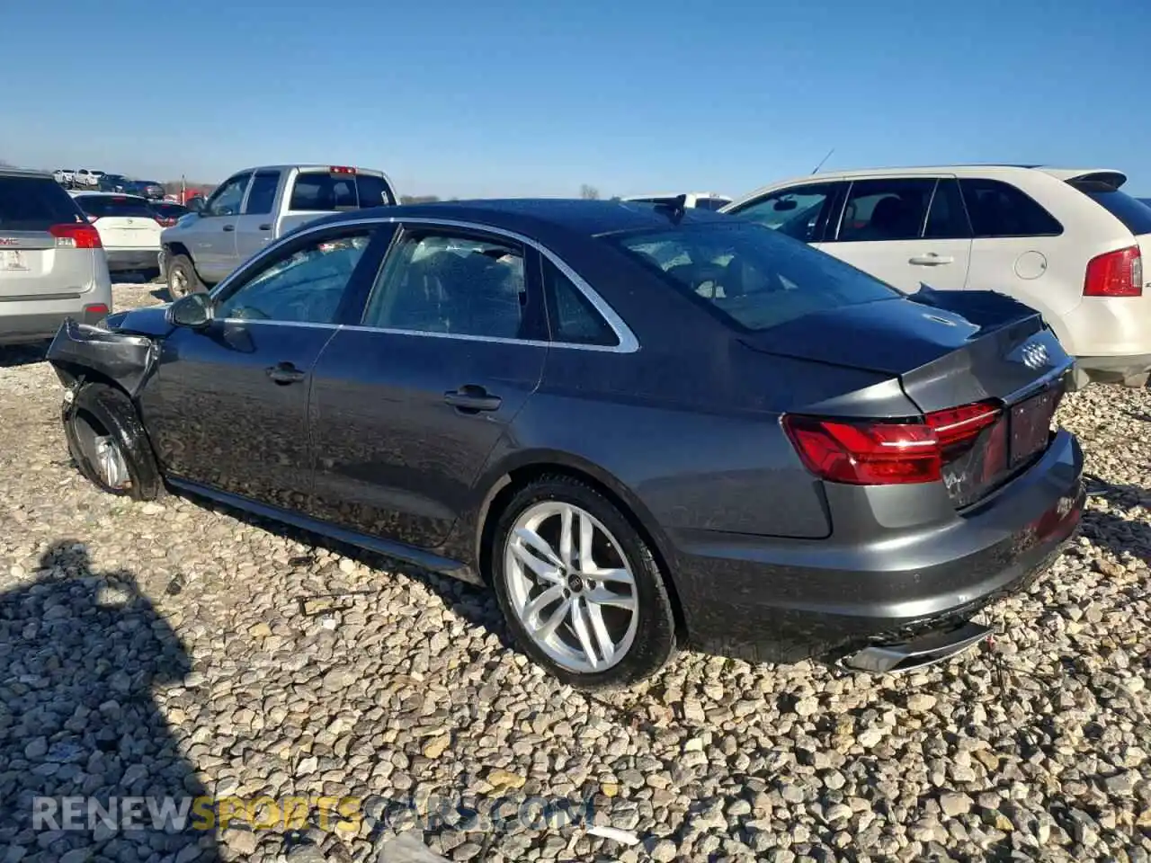 2 Photograph of a damaged car WAUEAAF44PN007420 AUDI A4 2023