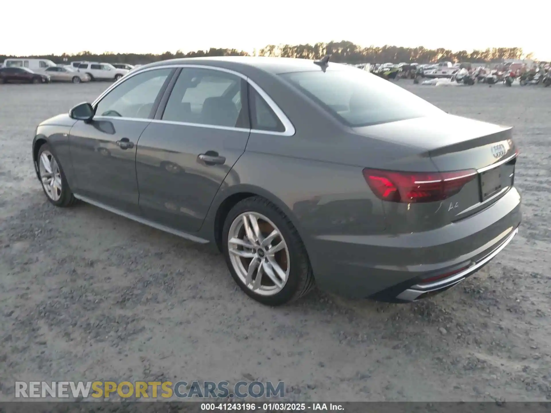3 Photograph of a damaged car WAUEAAF44PN009376 AUDI A4 2023