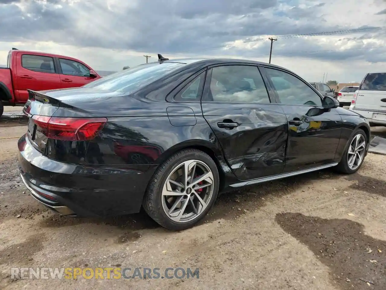 3 Фотография поврежденного автомобиля WAUEAAF45PA030423 AUDI A4 2023