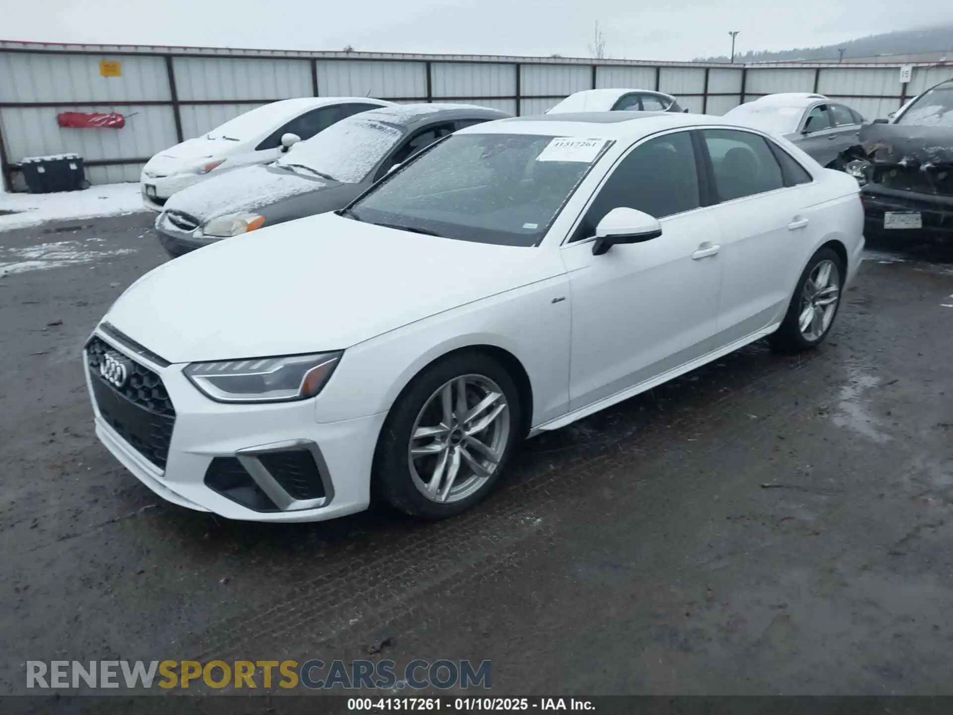 2 Photograph of a damaged car WAUEAAF45PA031765 AUDI A4 2023