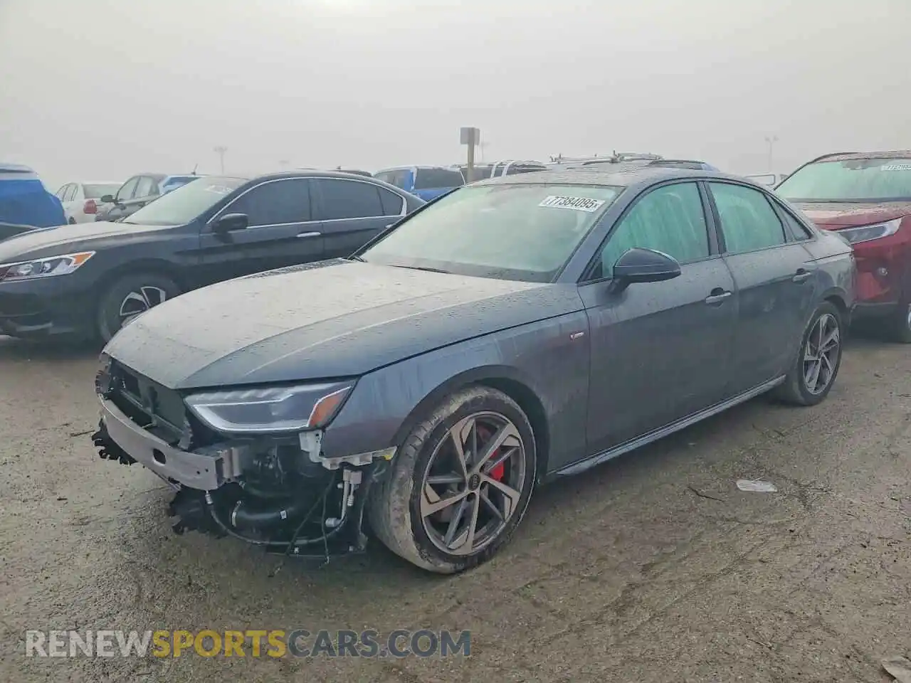 1 Photograph of a damaged car WAUEAAF45PA033614 AUDI A4 2023