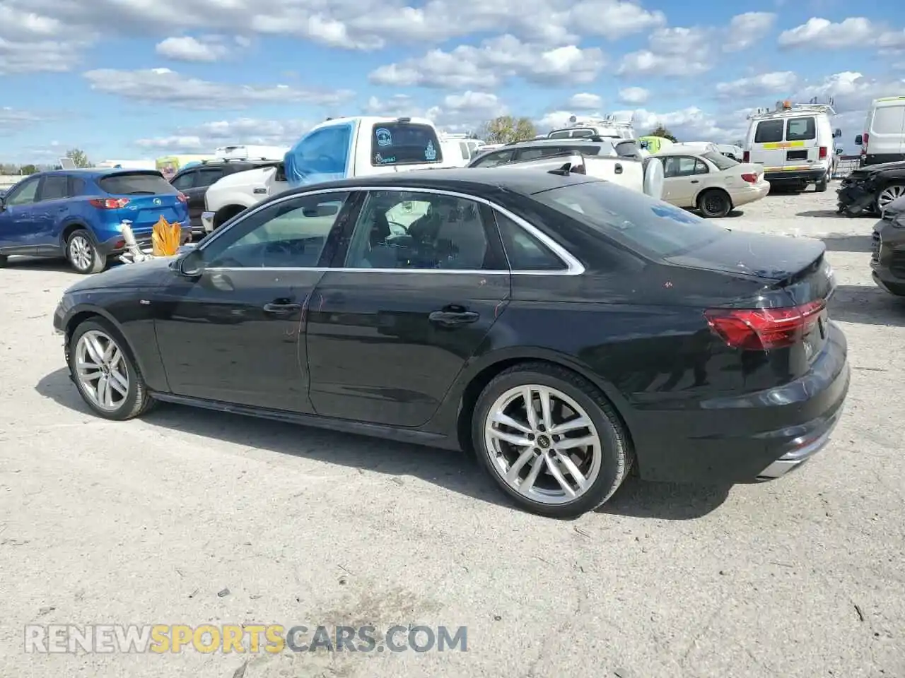 2 Photograph of a damaged car WAUEAAF45PN001173 AUDI A4 2023