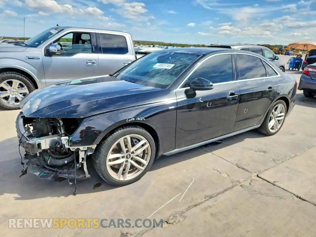 1 Photograph of a damaged car WAUEAAF45PN003408 AUDI A4 2023