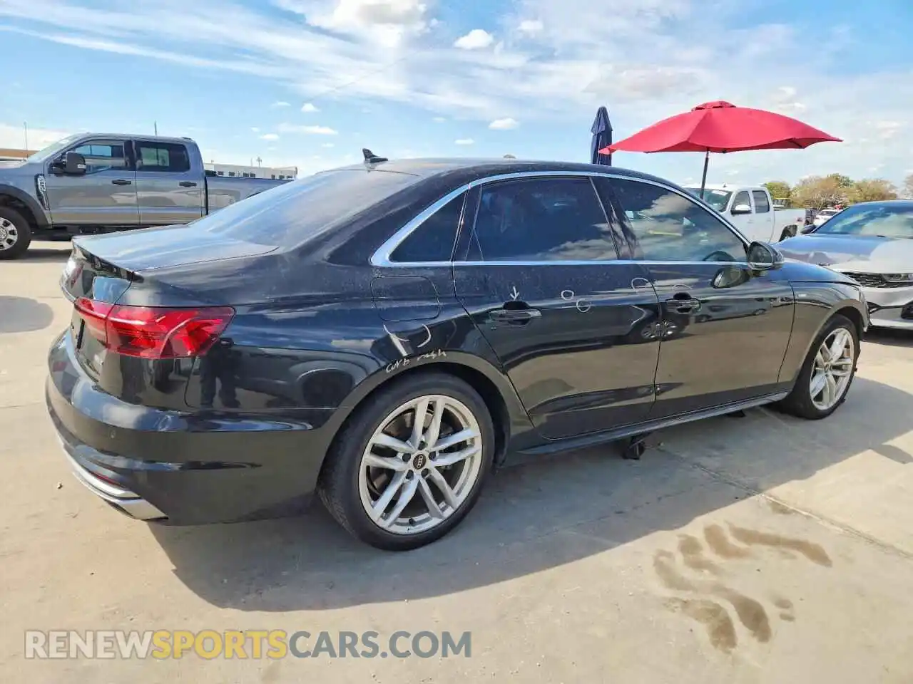 3 Photograph of a damaged car WAUEAAF45PN003408 AUDI A4 2023
