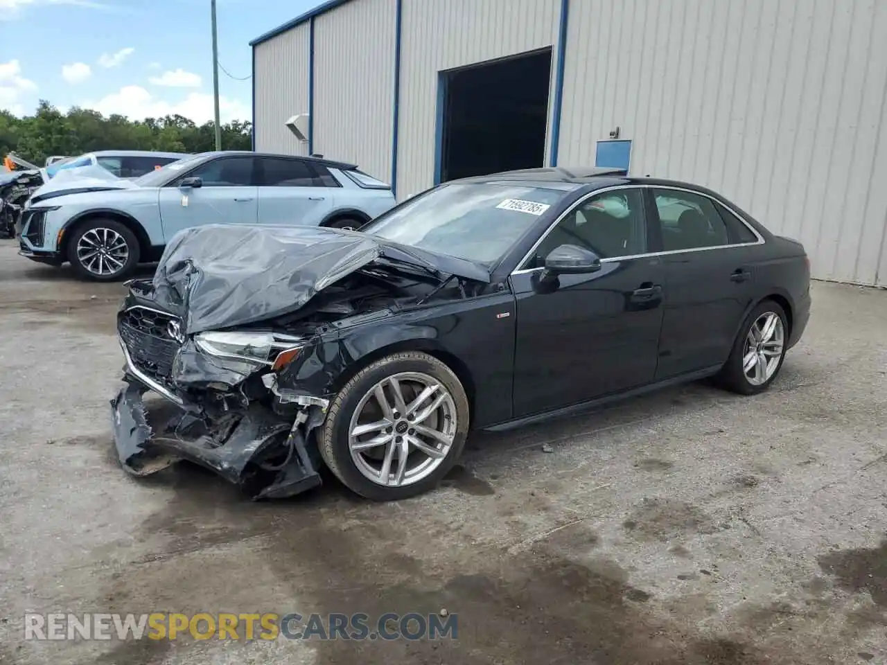 1 Photograph of a damaged car WAUEAAF45PN005501 AUDI A4 2023
