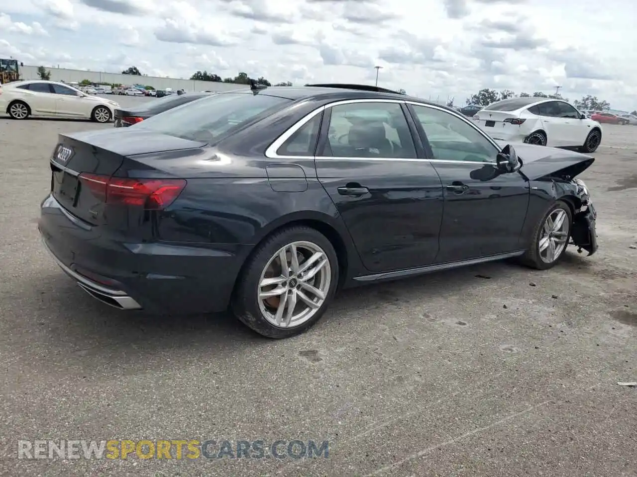 3 Photograph of a damaged car WAUEAAF45PN005501 AUDI A4 2023