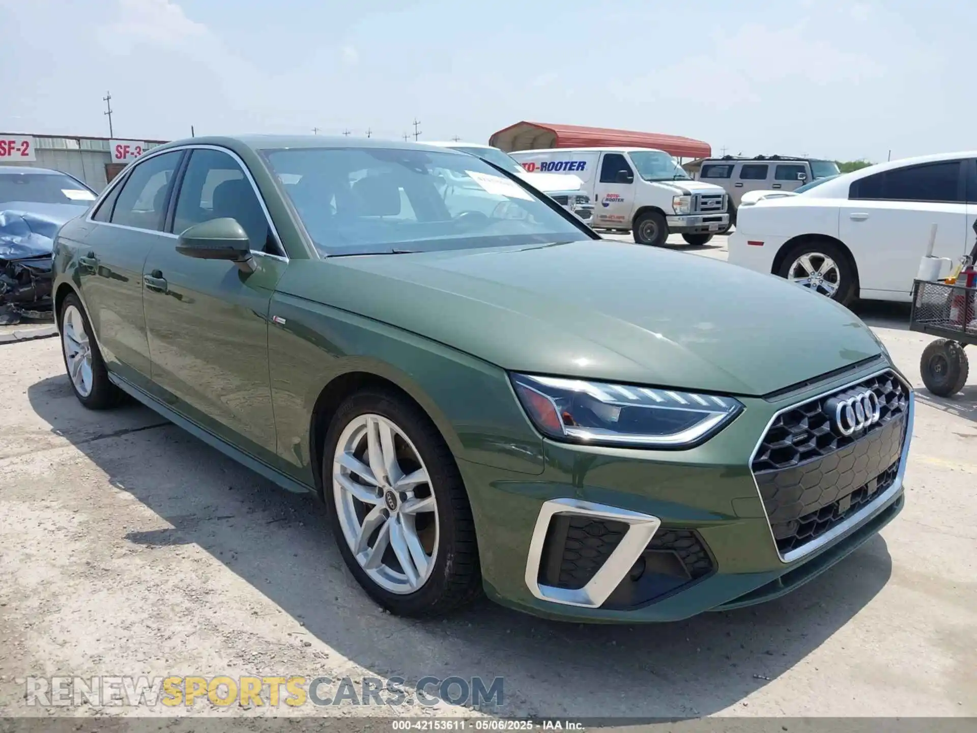 1 Photograph of a damaged car WAUEAAF45PN006549 AUDI A4 2023