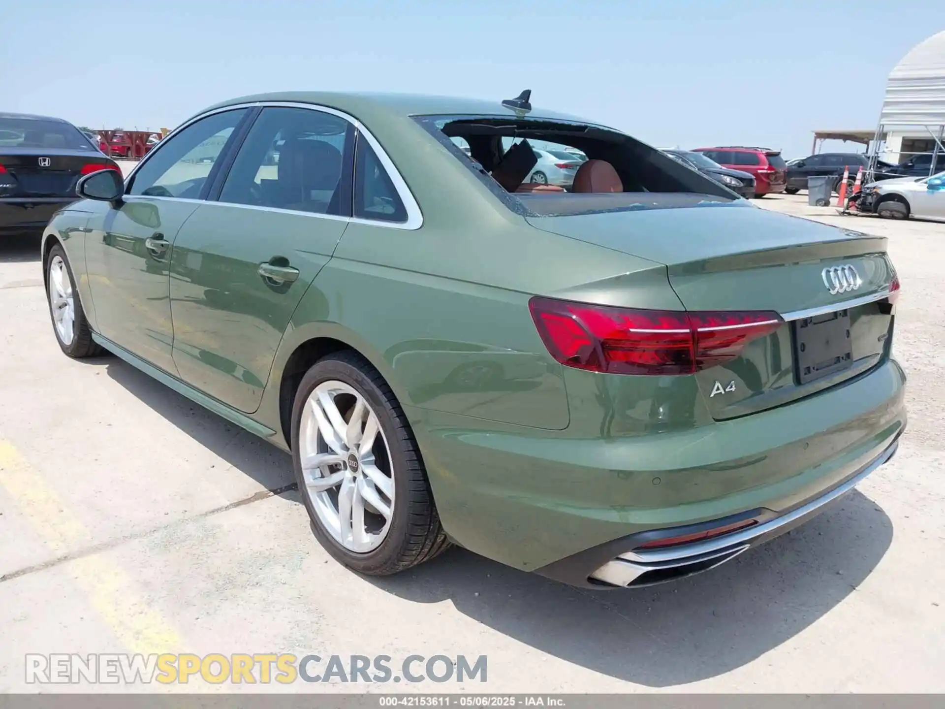 3 Photograph of a damaged car WAUEAAF45PN006549 AUDI A4 2023