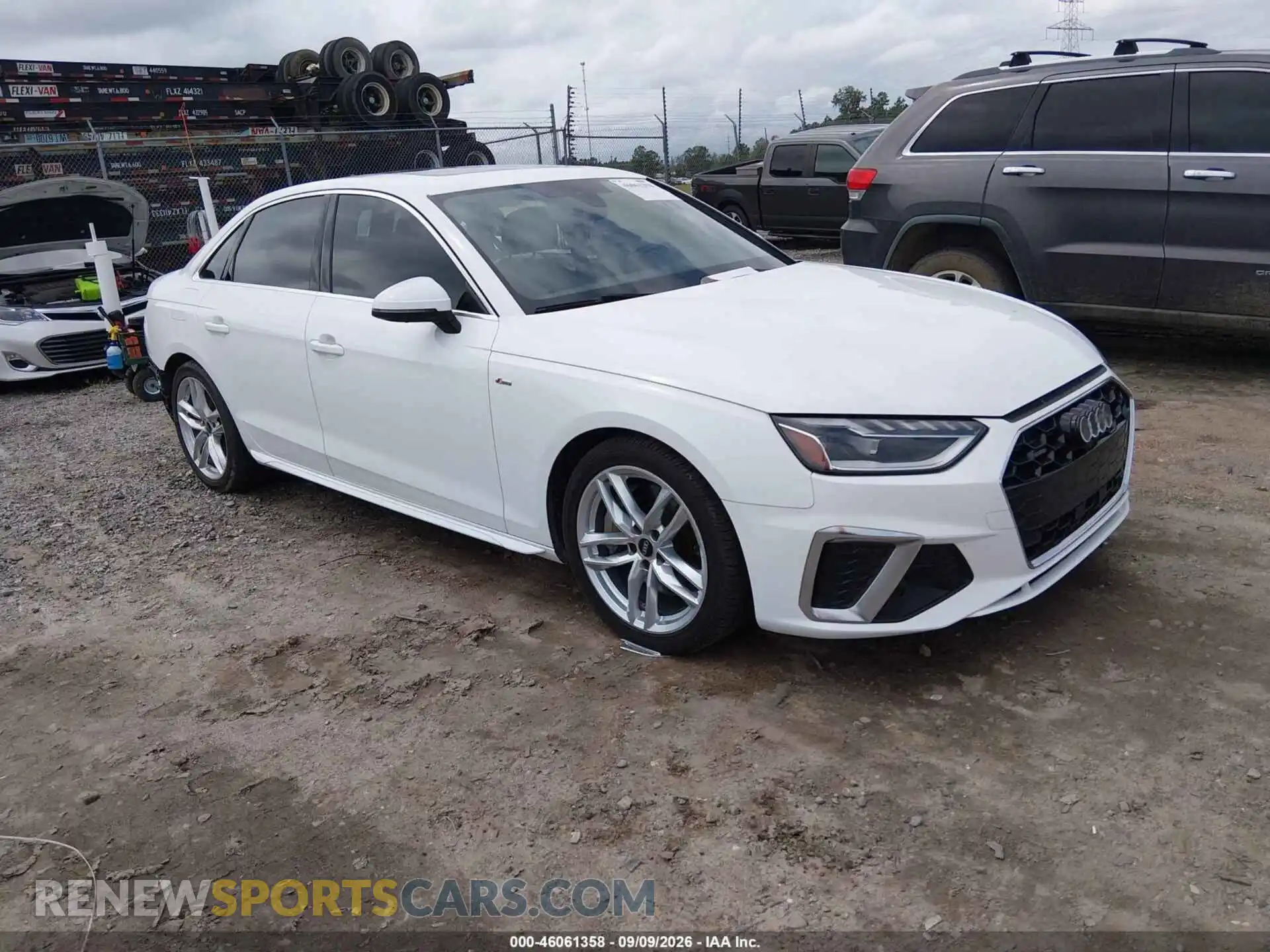 1 Photograph of a damaged car WAUEAAF45PN007099 AUDI A4 2023