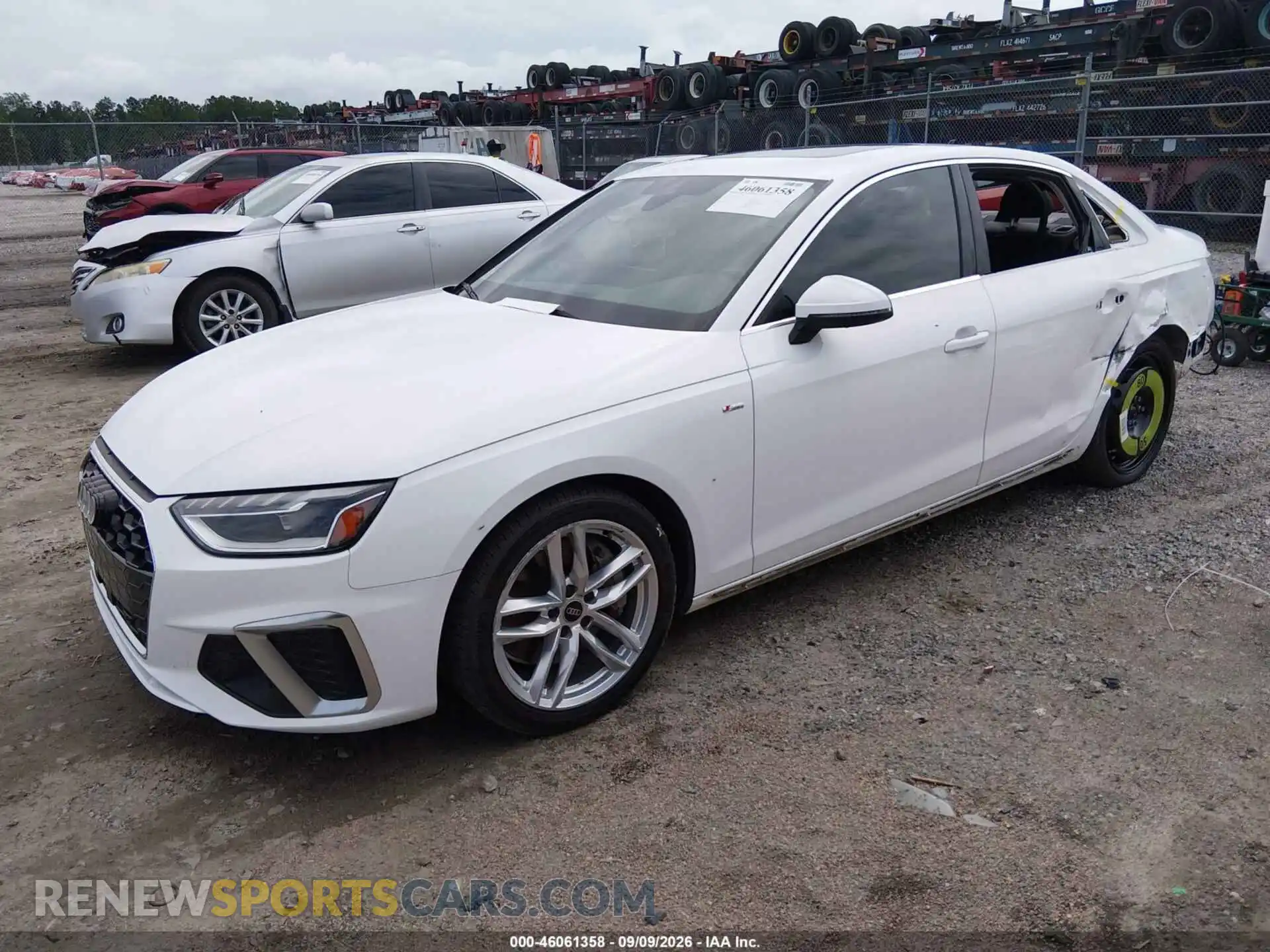 2 Photograph of a damaged car WAUEAAF45PN007099 AUDI A4 2023