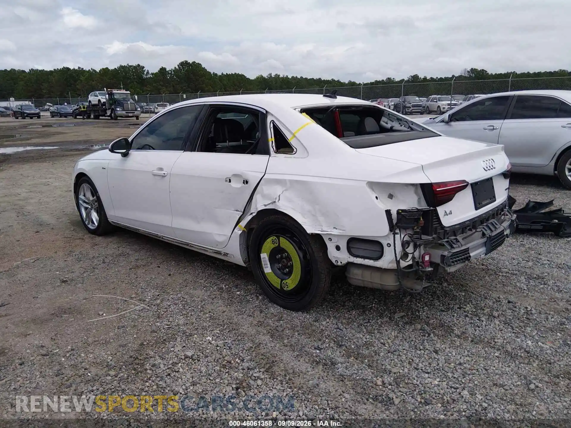 3 Photograph of a damaged car WAUEAAF45PN007099 AUDI A4 2023