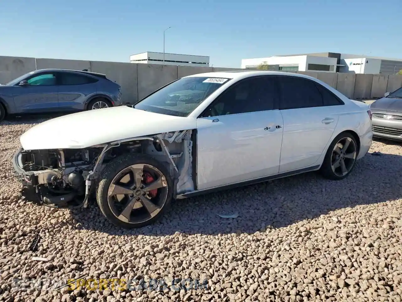 1 Photograph of a damaged car WAUEAAF46PA030642 AUDI A4 2023