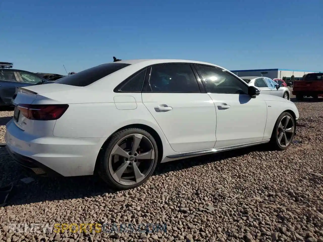3 Photograph of a damaged car WAUEAAF46PA030642 AUDI A4 2023