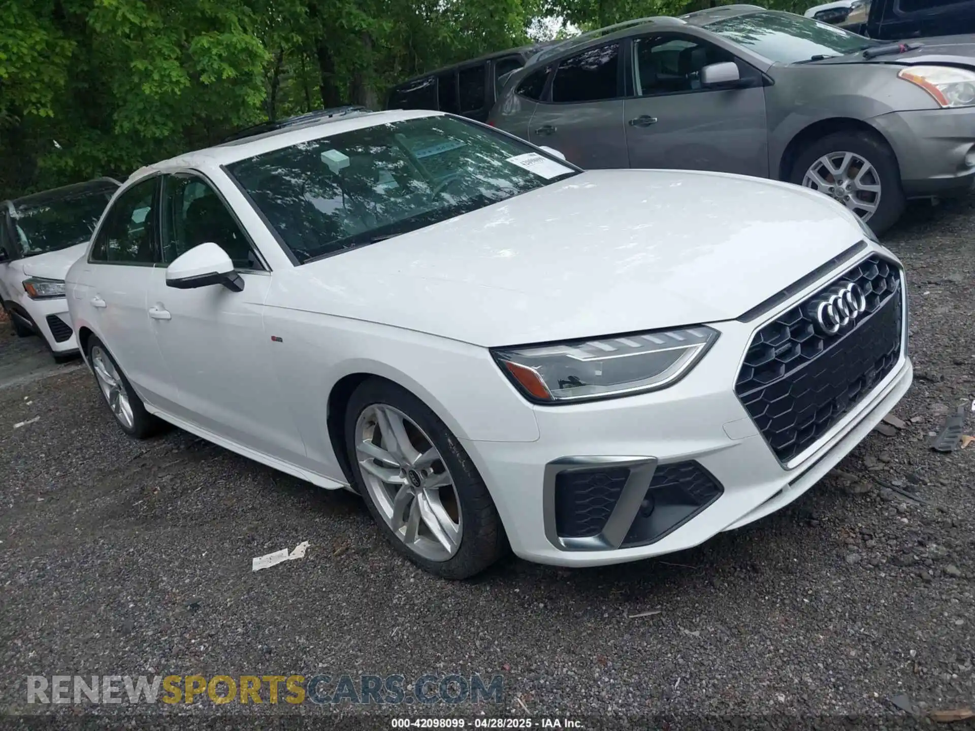 1 Photograph of a damaged car WAUEAAF47PN001966 AUDI A4 2023