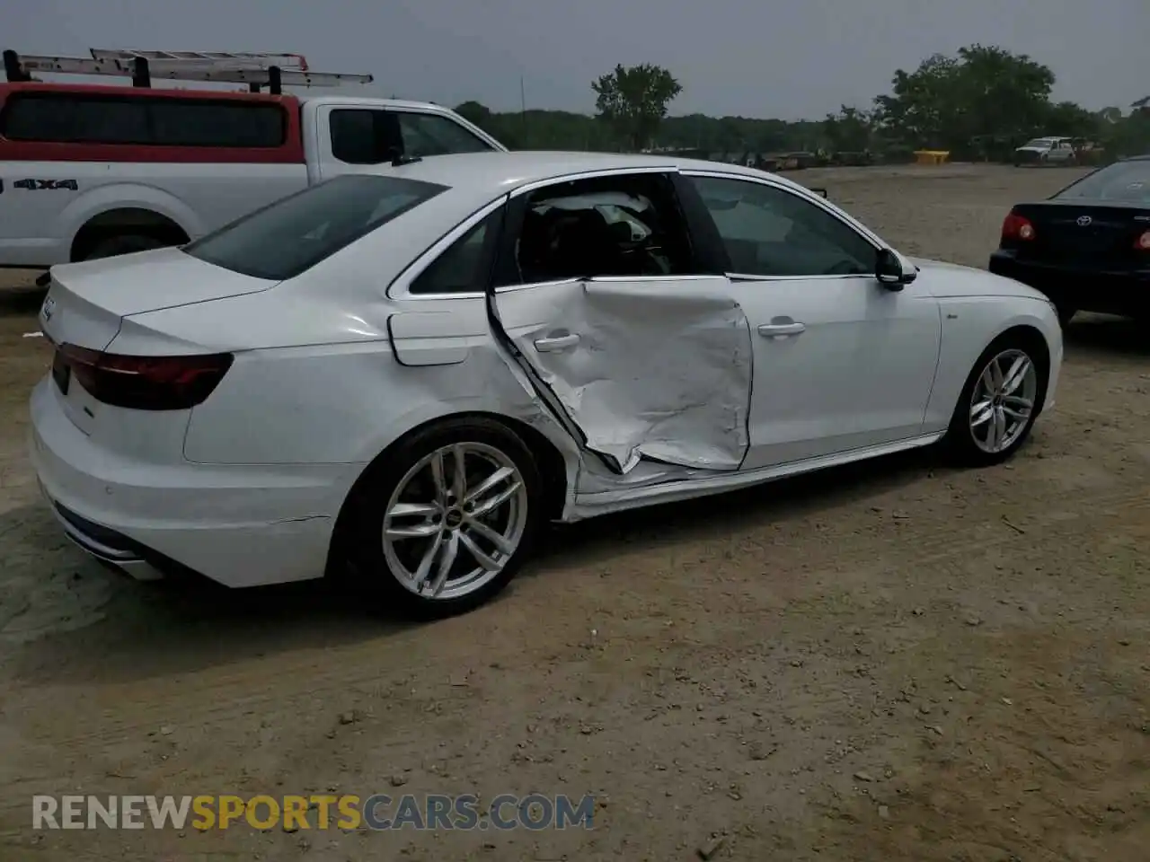 3 Photograph of a damaged car WAUEAAF47PN010053 AUDI A4 2023