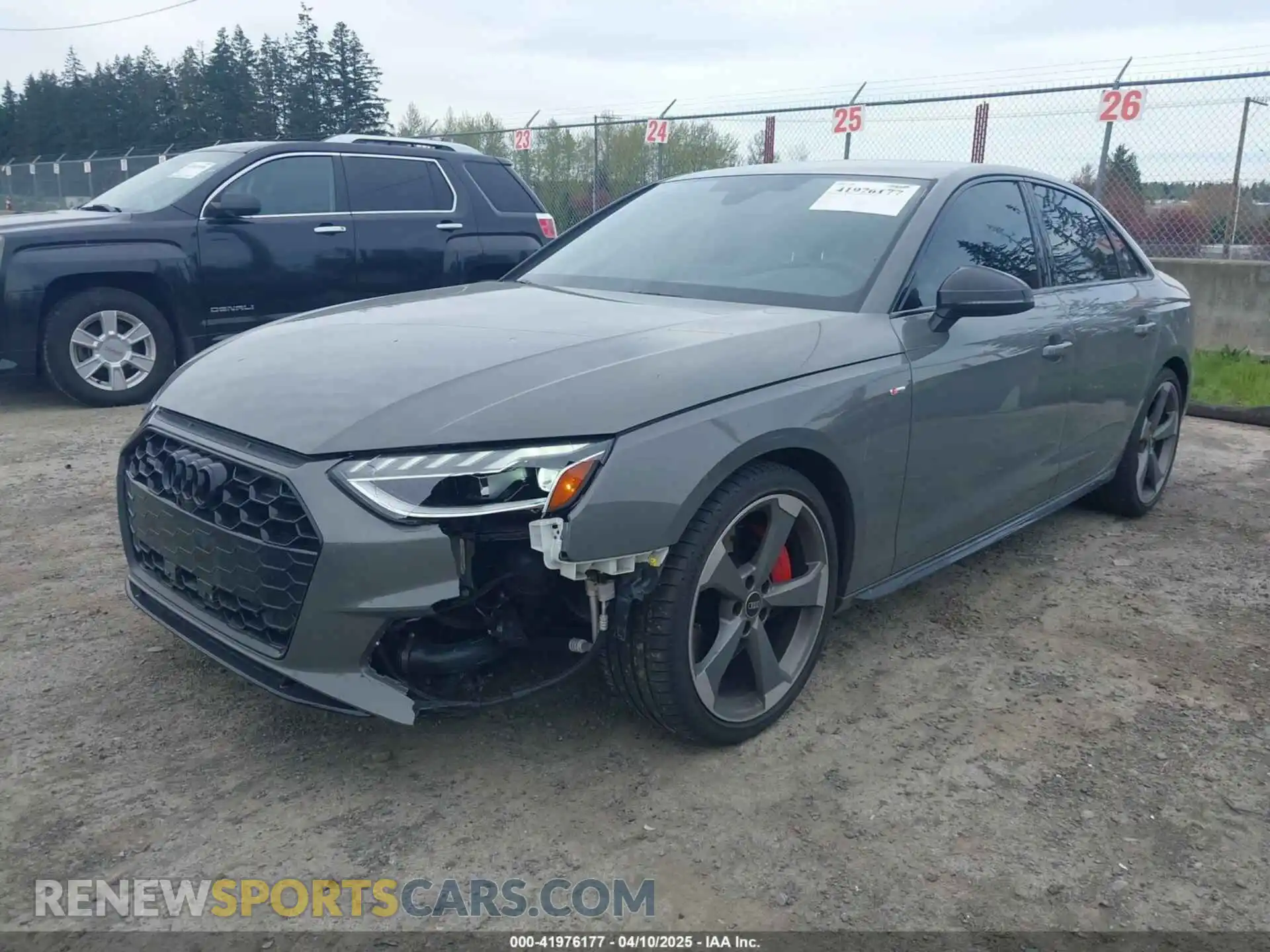 2 Photograph of a damaged car WAUEAAF48PA037009 AUDI A4 2023