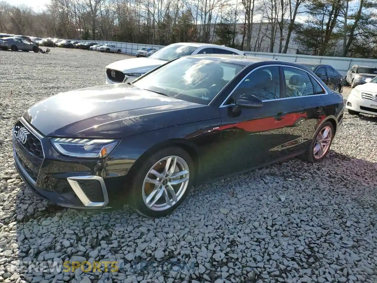 1 Photograph of a damaged car WAUEAAF48PN001846 AUDI A4 2023