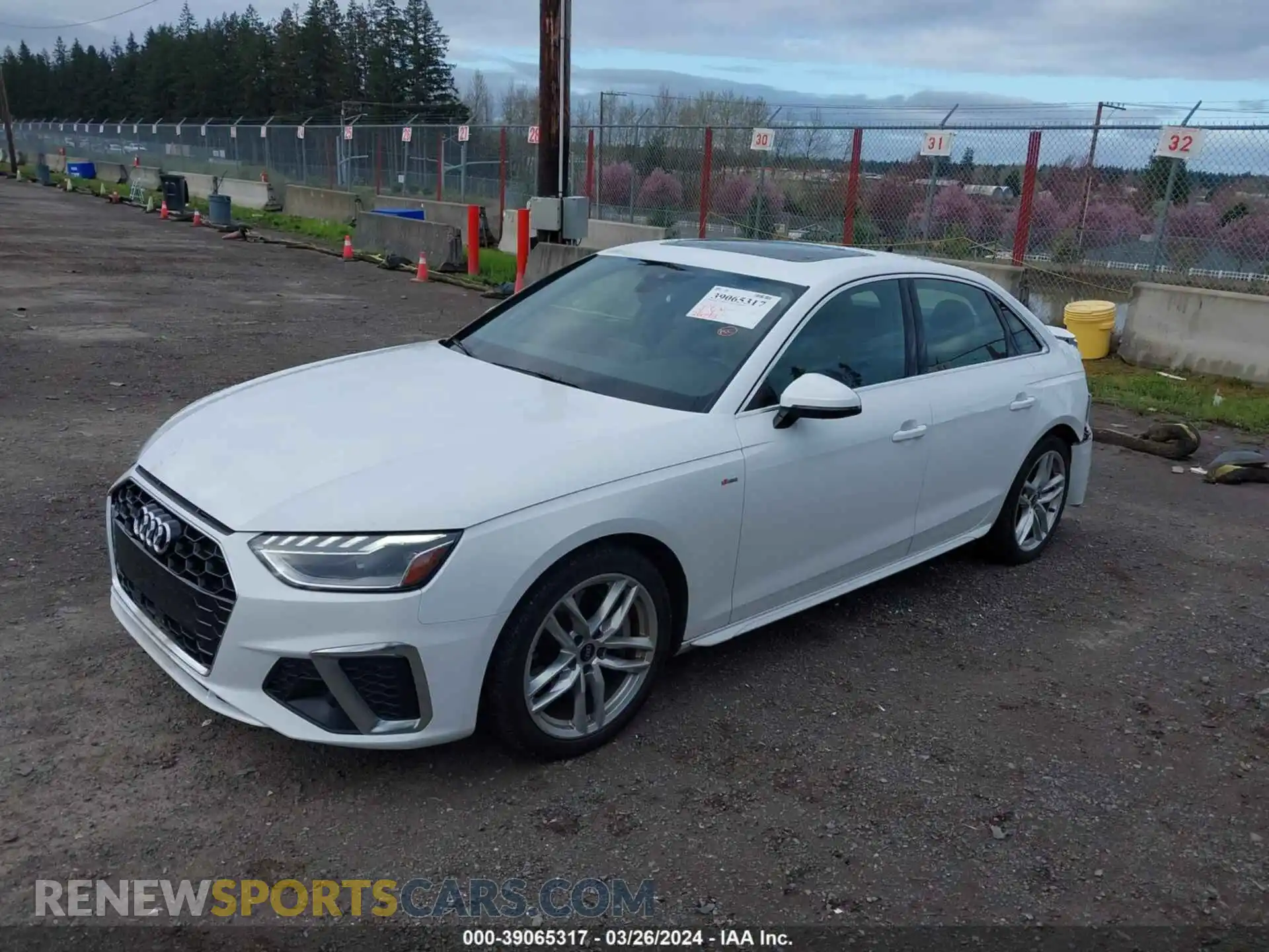 2 Photograph of a damaged car WAUEAAF48PN005895 AUDI A4 2023